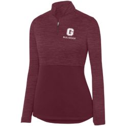 Alternative view of Grandville Ladies Shadow Tonal Heather ¼ Zip Pullover