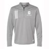 Grandville Adult Adidas 3-Stripes Double Knit Quarter-Zip Pullover