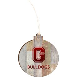 Alternative view of Grandville Light 4.18 X 3.86 Faux Wood Ornament