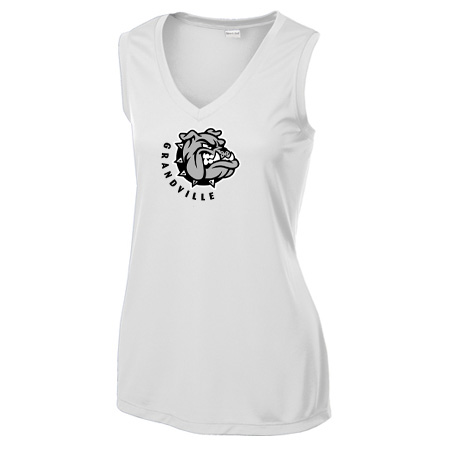 Grandville Ladies Ladies Sleeveless PosiCharge® Competitor™ V-Neck Tee - Image 9
