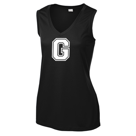 Grandville Ladies Ladies Sleeveless PosiCharge® Competitor™ V-Neck Tee