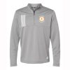 MFB Para Standing Tennis Adult Adidas 3-Stripes Double Knit Quarter-Zip Pullover