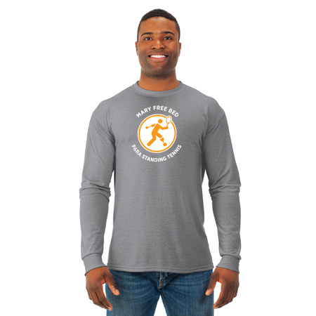 MFB Para Standing Tennis Adult DRI-Power Long Sleeve Poly T-Shirt - Image 3