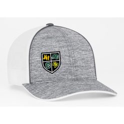 Alternative view of KJCC Youth Lacrosse Fitted Heather Trucker Mesh