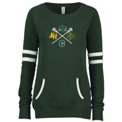 Alternative view of KJCC Youth Lacrosse Ladies Varsity Fleece Crew Neck Pullover