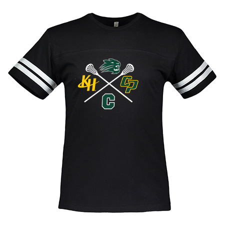 KJCC Youth Lacrosse Adult Men's Football Tee - Image 8
