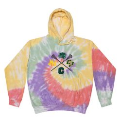 Alternative view of KJCC Youth Lacrosse Youth Youth Tie Dye Fleece Pullover