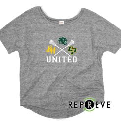 Alternative view of KJC Women's Lacrosse Ladies Triblend Flowy Tee