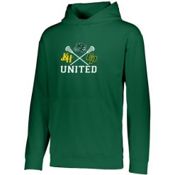 Alternative view of KJC Women's Lacrosse Youth YOUTH WICKING FLEECE HOODIE