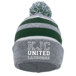 KJC Women's Lacrosse KNIT FOLD OVER POM-POM BEANIE