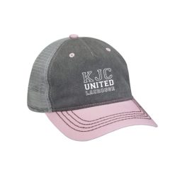 Alternative view of KJC Women's Lacrosse Heathered/Distressed Endeavor Cap