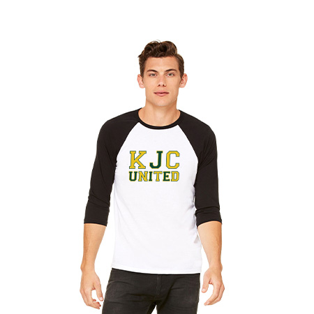 KJC Women's Lacrosse Unisex 3/4 Sleeve Baseball Tee - Image 35