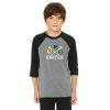 KJC Women's Lacrosse Youth Youth 3/4 Sleeve Baseball Tee