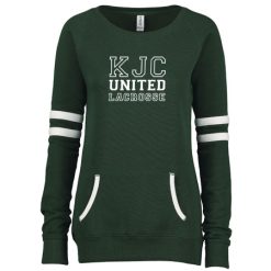 Alternative view of KJC Women's Lacrosse Ladies Varsity Fleece Crew Neck Pullover