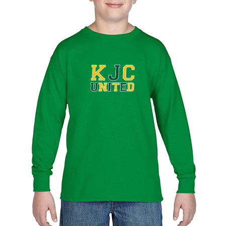 KJC Women's Lacrosse Youth Heavy Cotton™ Youth Long Sleeve T-Shirt - Image 6