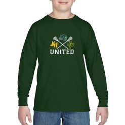 Alternative view of KJC Women's Lacrosse Youth Heavy Cotton™ Youth Long Sleeve T-Shirt