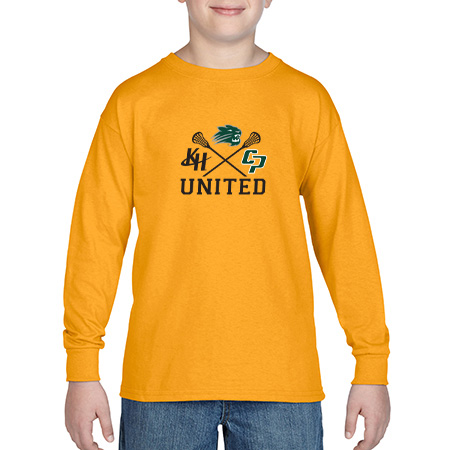 KJC Women's Lacrosse Youth Heavy Cotton™ Youth Long Sleeve T-Shirt - Image 12