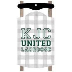 Alternative view of KJC Women's Lacrosse Sled Ornament
