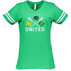 KJC Women's Lacrosse Ladies Ladies' V-Neck Football Tee