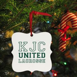 Alternative view of KJC Women's Lacrosse Ornaments