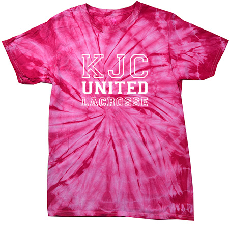 KJC Women's Lacrosse Youth Youth Spider Tie Dye T-Shirt - Image 7