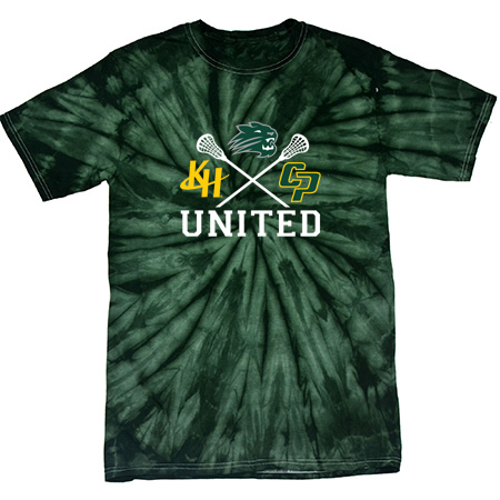 KJC Women's Lacrosse Youth Youth Spider Tie Dye T-Shirt - Image 3