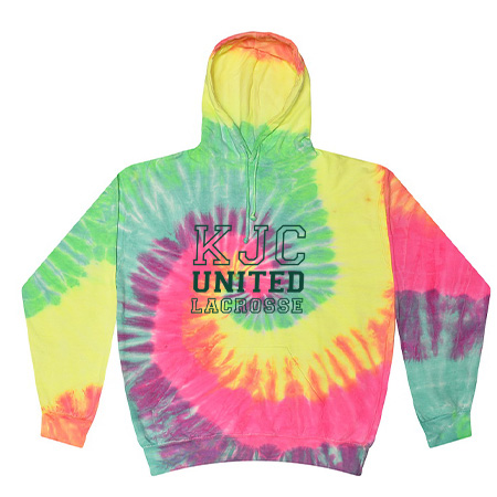 KJC Women's Lacrosse Adult Tie Dye Fleece Pullover - Image 19