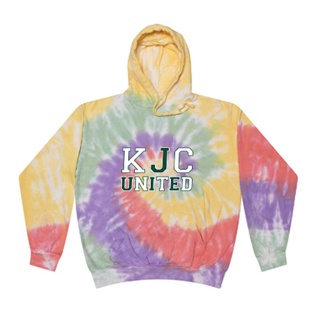 KJC Women's Lacrosse Adult Tie Dye Fleece Pullover - Image 3