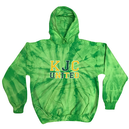 KJC Women's Lacrosse Adult Tie Dye Fleece Pullover - Image 2