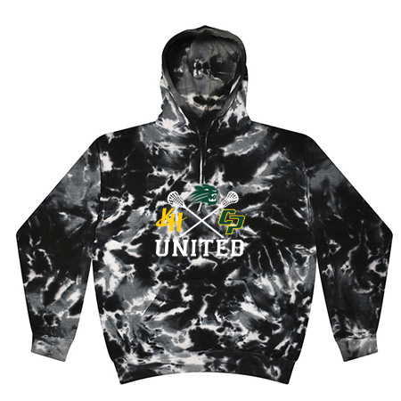 KJC Women's Lacrosse Adult Tie Dye Fleece Pullover - Image 23