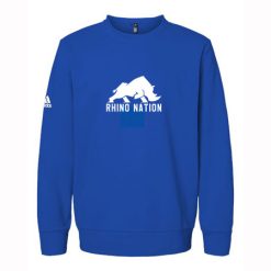 Alternative view of Rhino Nation Adidas Fleece Crewneck Sweatshirt