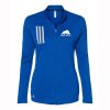 Rhino Nation Ladies Adidas 3-Stripes Double Knit Full Zip Pullover