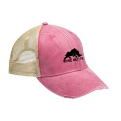 Alternative view of Rhino Nation Heathered/Distressed Ollie Cap
