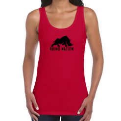 Alternative view of Rhino Nation Ladies Soft Style Tank Top