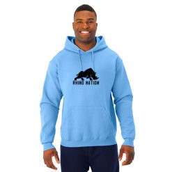 Alternative view of Rhino Nation Adult NuBlend® Hooded Sweatshirt