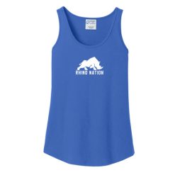 Alternative view of Rhino Nation Ladies Ladies Core Cotton Tank Top