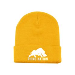 Rhino Nation Acrylic Beanie with Cuff