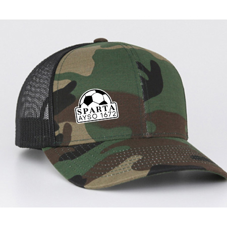 Sparta AYSO Camo Trucker Mesh - Image 11