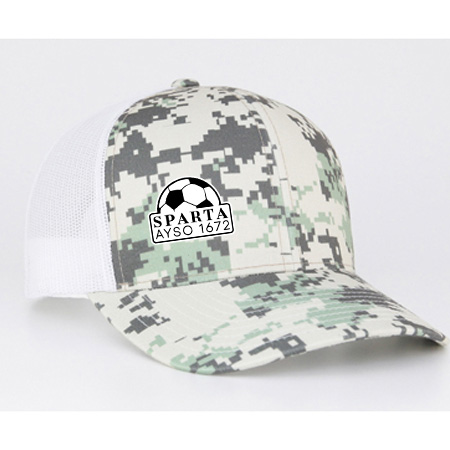 Sparta AYSO Camo Trucker Mesh - Image 2
