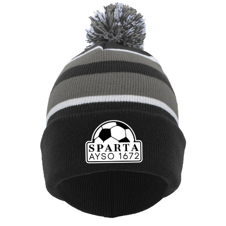 Sparta AYSO KNIT FOLD OVER POM-POM BEANIE - Image 6