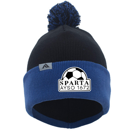Sparta AYSO KNIT FOLD OVER POM-POM BEANIE - Image 25