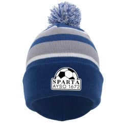 Sparta AYSO KNIT FOLD OVER POM-POM BEANIE