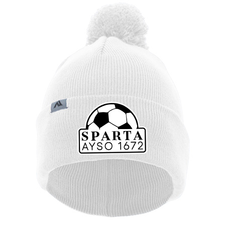 Sparta AYSO KNIT FOLD OVER POM-POM BEANIE - Image 5