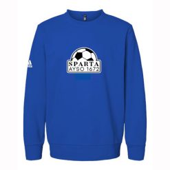 Alternative view of Sparta AYSO Adidas Fleece Crewneck Sweatshirt