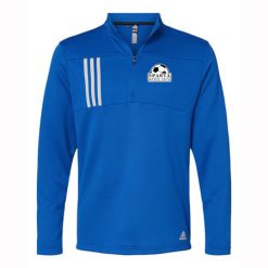 Sparta AYSO Adult Adidas 3-Stripes Double Knit Quarter-Zip Pullover