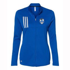 Sparta AYSO Ladies Adidas 3-Stripes Double Knit Full Zip Pullover