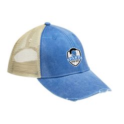 Alternative view of Sparta AYSO Heathered/Distressed Ollie Cap