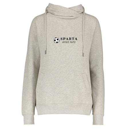 Sparta AYSO Ladies Classic Fleece Funnel Neck Pullover Hood - Image 18