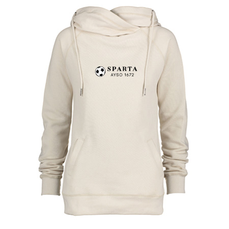 Sparta AYSO Ladies Classic Fleece Funnel Neck Pullover Hood - Image 19