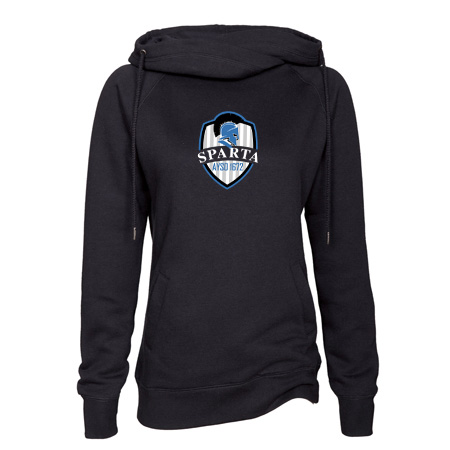 Sparta AYSO Ladies Classic Fleece Funnel Neck Pullover Hood - Image 36